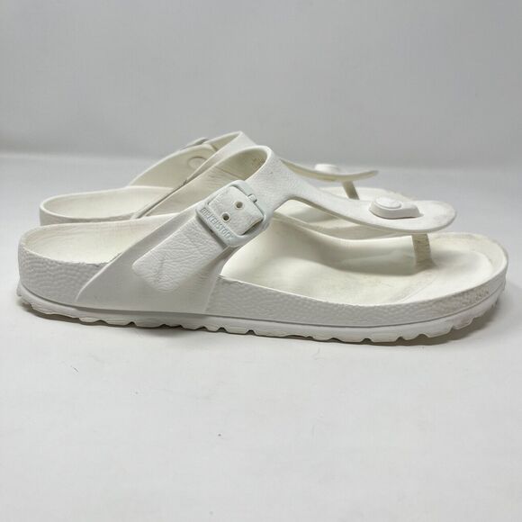 Women’s Birkenstock Gizeh Essentials EVA Slide Sandal White Size 36 - Picture 5 of 11